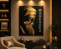 Guru Nanak Dev Ji Gold Foil Canvas Frame